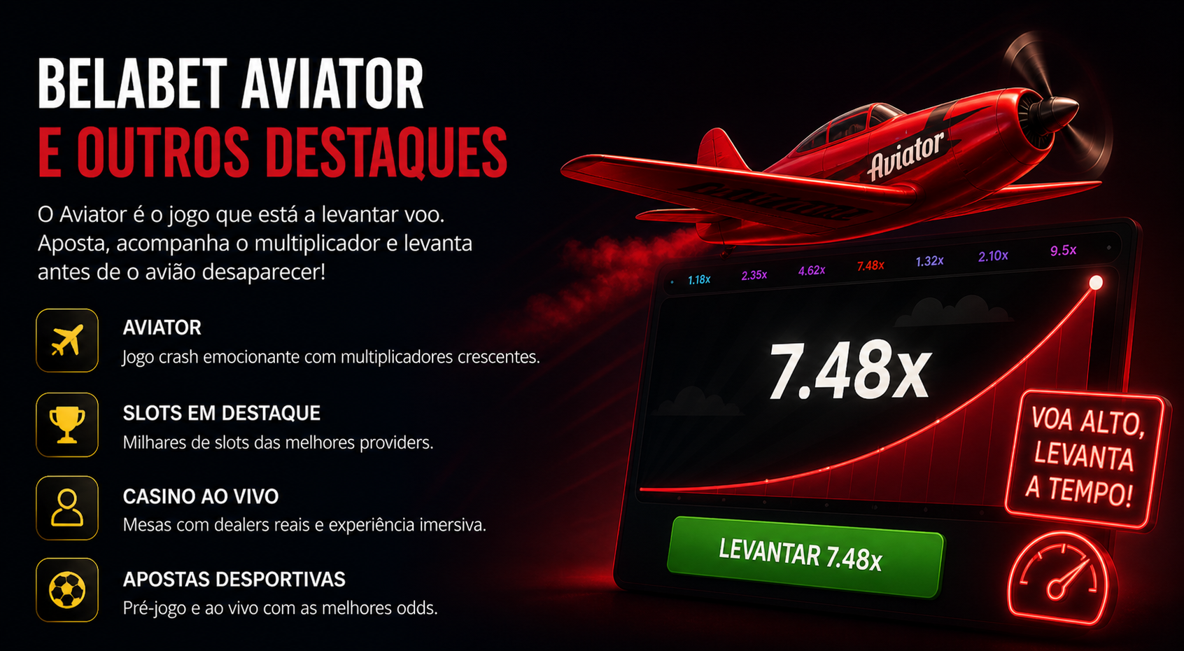 Belabet aviator e outros destaques